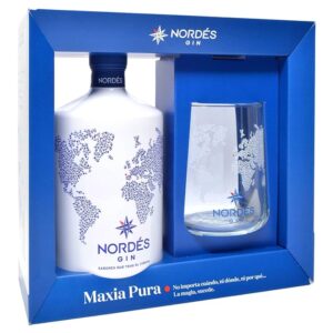 ginebra nordes + vaso 70 cl